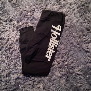 Hollister Black Logo Leggings